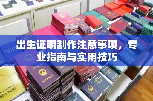 罗山出生证明制作注意事项，专业指南与实用技巧