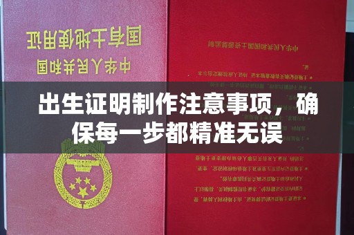 罗山出生证明制作注意事项，确保每一步都精准无误