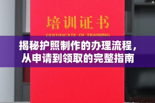 罗山揭秘护照制作的办理流程，从申请到领取的完整指南